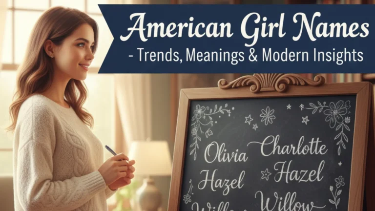 American Girl Names – Trends, Meanings & Modern Insights