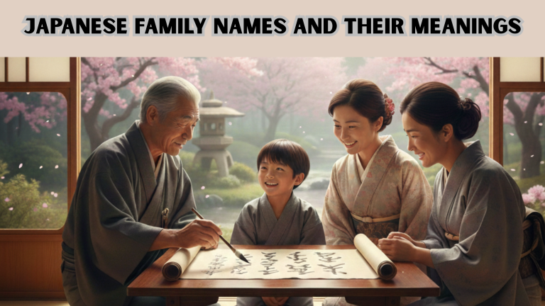 Japanese Family Names And Their Meanings