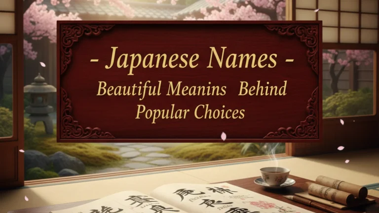 Japanese Names – Beautiful Meanings Behind Popular Choices