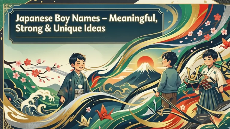 Japanese Boy Names – Meaningful, Strong & Unique Ideas