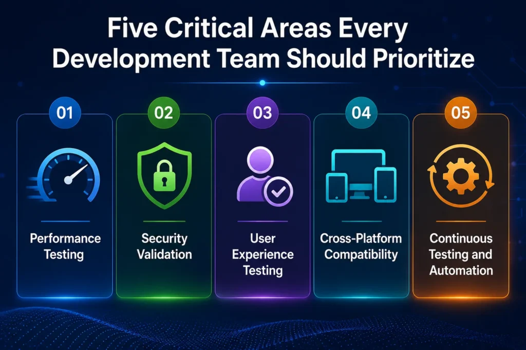 Five Critical Areas Every Development Team Should Prioritize